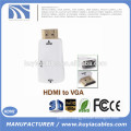 HDMI Male to VGA Female Adapter Converter with Audio for Projector Pc Laptop Notebook Hd DVD